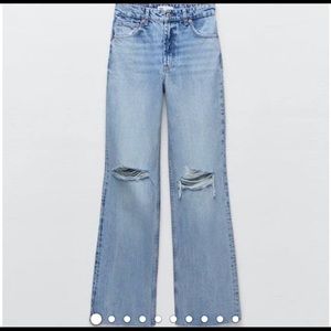 Zara Wide Leg Baggy Jeans